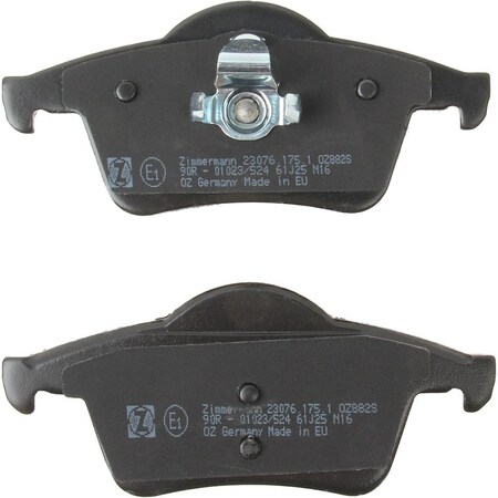 Zimmermann Brake Pad Set, 230761751 230761751